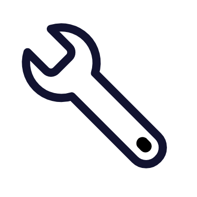 A wrench icon