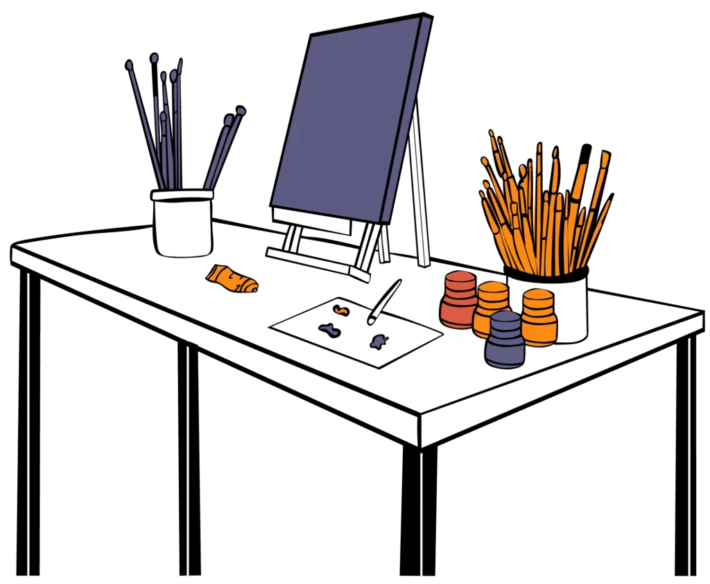 Artist workspace